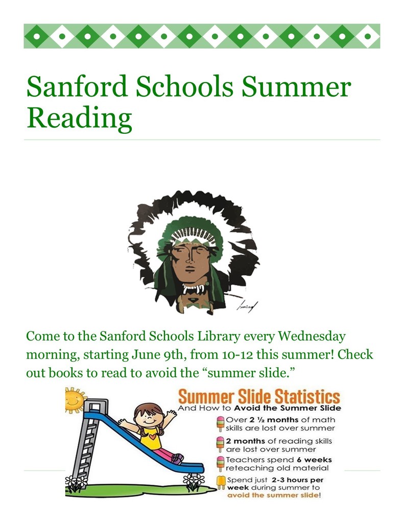 Sanford Schools Summer Reading
