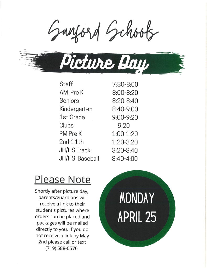 Spring Sports/ Class Pictures